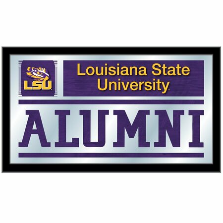HOLLAND BAR STOOL CO Louisiana State 26" x 15" Alumni Mirror MAlumLaStUn